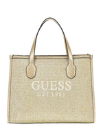 Afbeelding in Gallery-weergave laden, Guess SILVANA 2 COMPARTMENT TOTE GOLD
