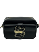 Afbeelding in Gallery-weergave laden, Just Cavalli CAMERA BAG bag iconic snake BLACK
