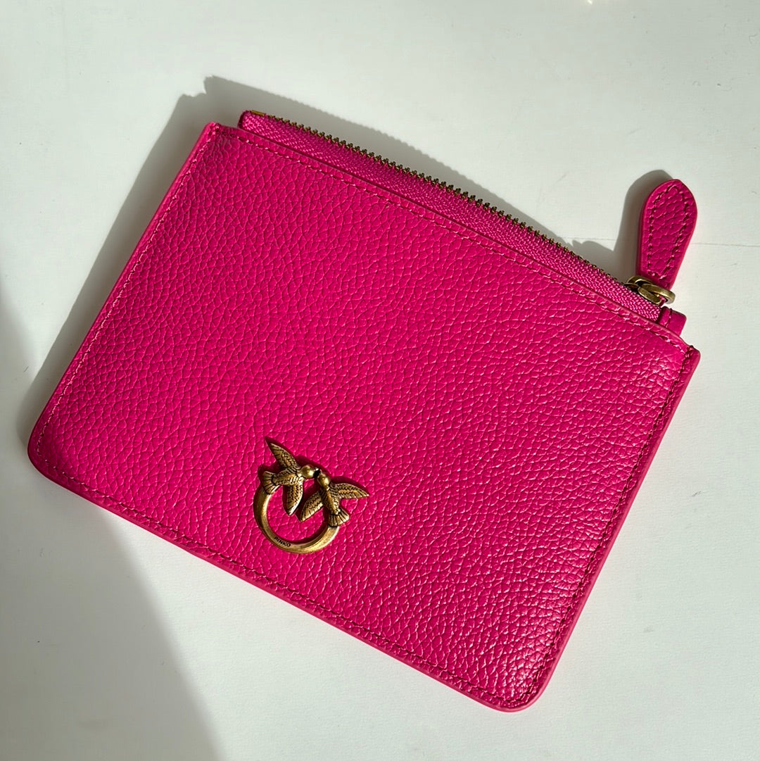 Pinko Flat mini wallet pink