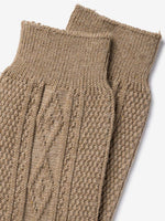 Afbeelding in Gallery-weergave laden, Royalties Paris sokken Aran Camel