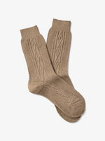 Afbeelding in Gallery-weergave laden, Royalties Paris sokken Aran Camel