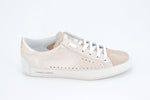 Afbeelding in Gallery-weergave laden, Candice Cooper sneaker DAFNE CALF/SUEDE/BOTTLED COLD ICE-LIGHT BEIGE-PLATINUM