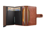Afbeelding in Gallery-weergave laden, Miniwallet Vintage Cognac Brown