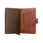 Afbeelding in Gallery-weergave laden, Miniwallet Vintage Cognac Brown