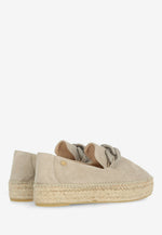 Afbeelding in Gallery-weergave laden, Fred de la bretoniere JUNE LI Espadrille suede taupe