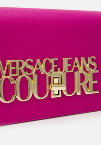 Versace jeans couture crossbody logo lock roze