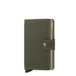 Afbeelding in Gallery-weergave laden, Miniwallet Saffiano olive