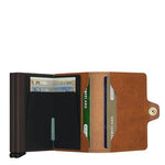 Afbeelding in Gallery-weergave laden, Twinwallet Vintage cognac - brown