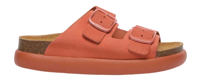 Scholl Noelle Chunky Suede Coral