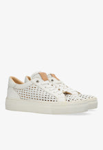 Afbeelding in Gallery-weergave laden, Fred de la Bretoniere Storm Isa Sneaker Woven White
