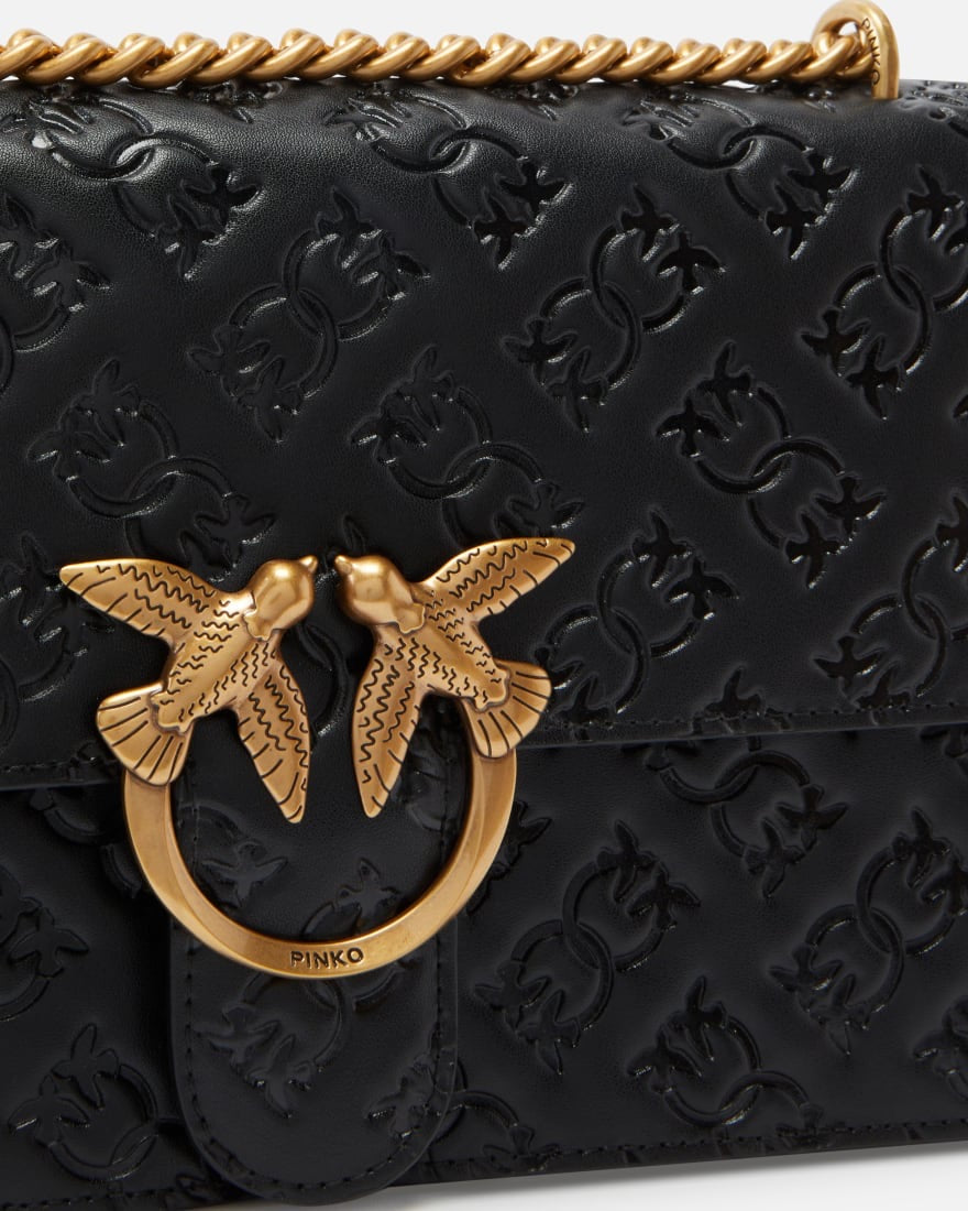 Pinko love one classic logo black