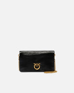 Afbeelding in Gallery-weergave laden, Pinko CLICK SOFT HORIZONTAL MINI SHI NERO-ANTIQUE GOLD
