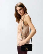 Afbeelding in Gallery-weergave laden, Pinko CLICK SOFT HORIZONTAL MINI SHI NERO-ANTIQUE GOLD
