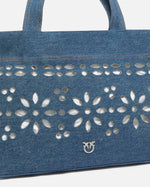 Afbeelding in Gallery-weergave laden, Pinko CABAS CLASSIC BAG SANGALLO LAVAGGIO MARM
