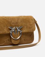 Afbeelding in Gallery-weergave laden, Pinko  LOVE ONE SLOUCHY MINI MEZZO BA VERDE CANGURO-OLD SILVER
