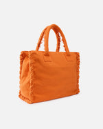 Afbeelding in Gallery-weergave laden, Pinko  BEACH SHOPPER CANVAS ARANCIO BRUC.
