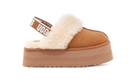 Afbeelding in Gallery-weergave laden, UGG Funkette Pantoffel Chestnut
