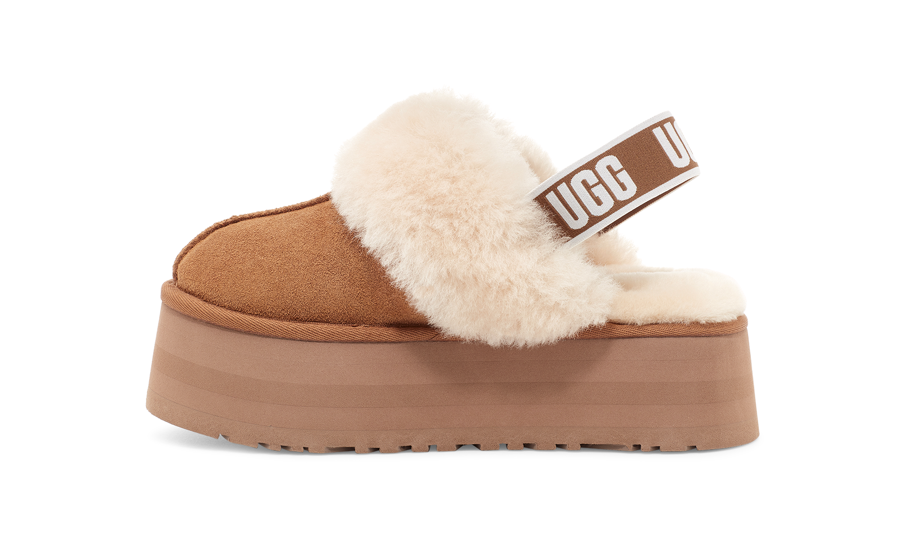 UGG Funkette Pantoffel Chestnut