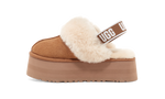 Afbeelding in Gallery-weergave laden, UGG Funkette Pantoffel Chestnut
