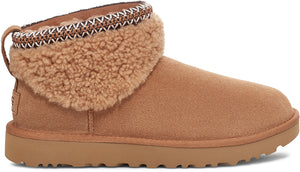 UGG Classic Ultra Mini Maxi Curly Chestnut