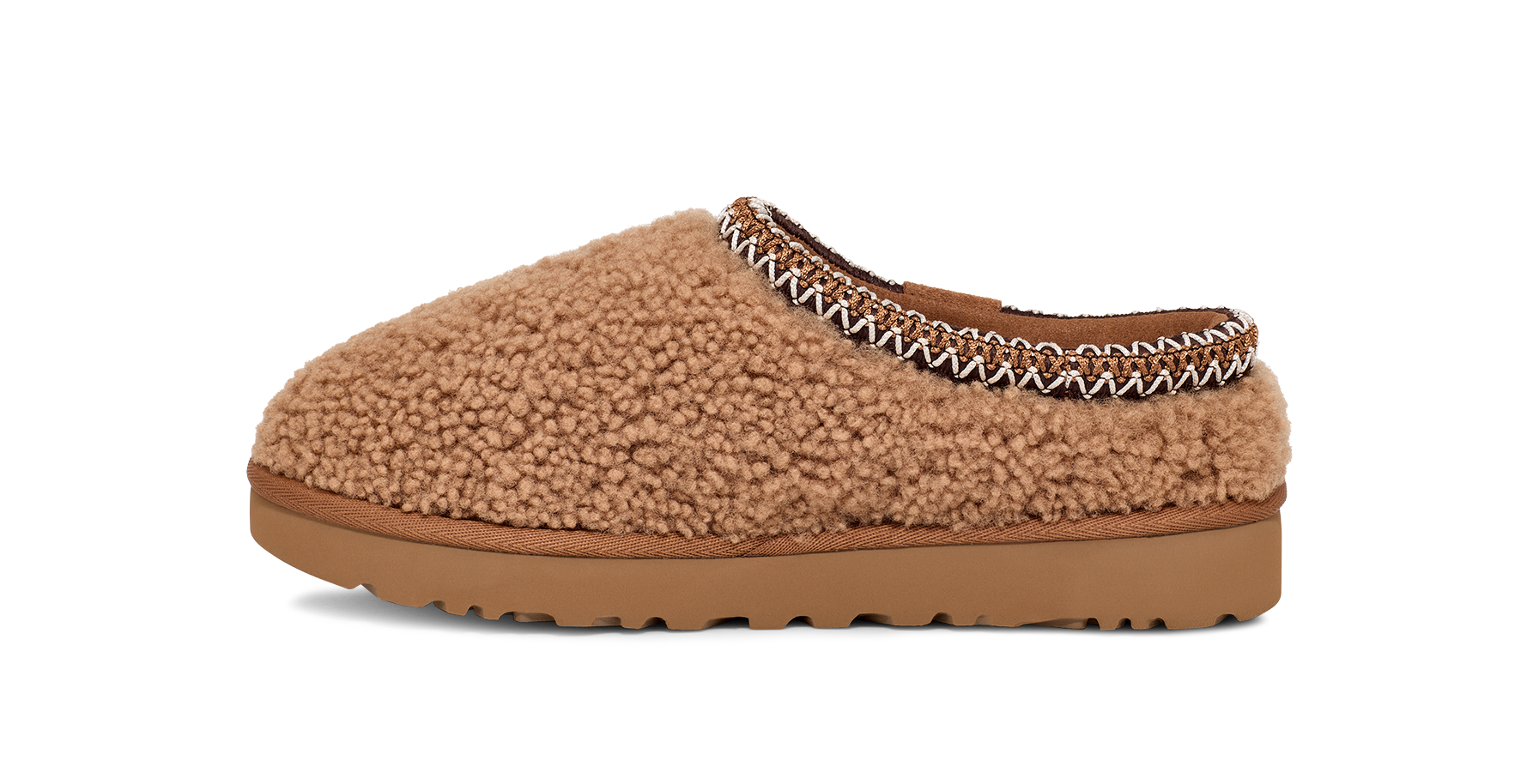 UGG Tasman Maxi Curly Pantoffel Chestnut