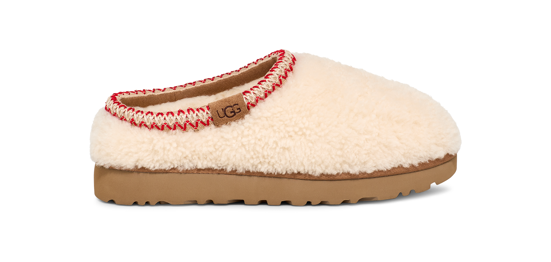 UGG Tasman Maxi Curly Pantoffel Natural