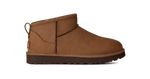 Afbeelding in Gallery-weergave laden, UGG W Classic Ultra Mini Nubuck Dark Chestnut
