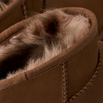 Afbeelding in Gallery-weergave laden, UGG W Classic Ultra Mini Nubuck Dark Chestnut
