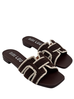 Afbeelding in Gallery-weergave laden, Bibi Lou holly flat sandal Bruin
