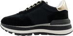 Afbeelding in Gallery-weergave laden, Liu Jo sneaker AMAZING 10 - SNEAKER COW SUEDE/MESH BLACK
