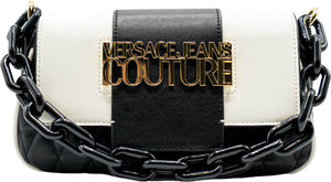 Versace jeans couture crossover Logo loop Rhombus Black/White