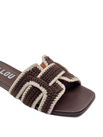 Afbeelding in Gallery-weergave laden, Bibi Lou holly flat sandal Bruin
