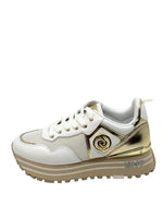 Afbeelding in Gallery-weergave laden, LIU JO MAXI WONDER 100 - SNEAKER CALF LEATHER/MESH WHITE
