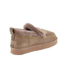 Afbeelding in Gallery-weergave laden, Laidback London Jude Eva Crochet Otter Suede Latte

