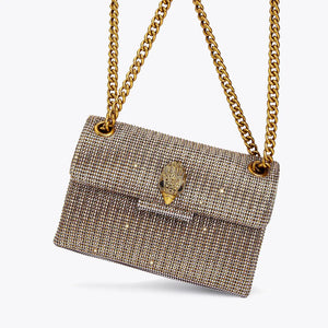 Kurt Geiger Fabric Mini Kensington V-Beige-Fabric