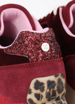 Afbeelding in Gallery-weergave laden, Lola Casademunt Sneaker Platform Negro-Rojo
