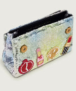 Afbeelding in Gallery-weergave laden, Kurt Geiger Sequin Mini Kensington Silver Com Sequin
