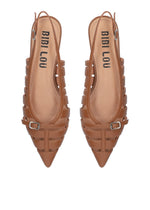 Afbeelding in Gallery-weergave laden, Bibi Lou Ali Flat slingback cognac
