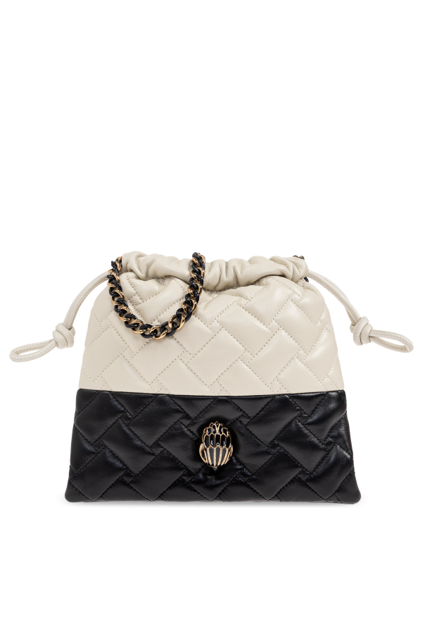 Kurt Geiger S Kensington Drawstring E-Blk/White-Leather