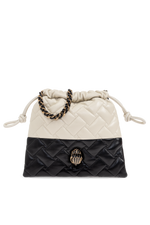 Afbeelding in Gallery-weergave laden, Kurt Geiger S Kensington Drawstring E-Blk/White-Leather

