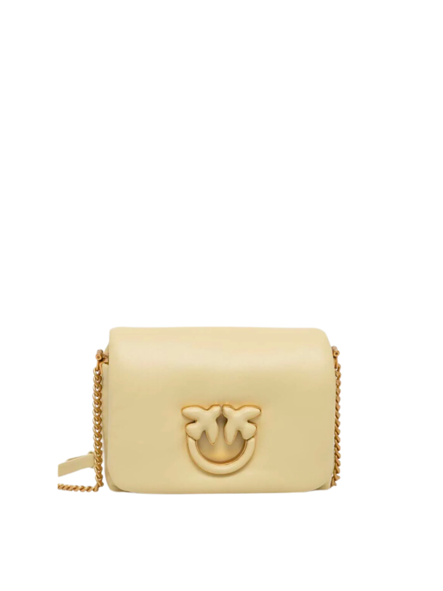 Pinko Love bag click puff baby soft naplack hay
