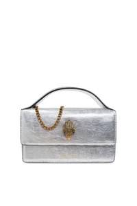 Kurt Geiger 690 SM Bond Top Handle Bag Silver Leather