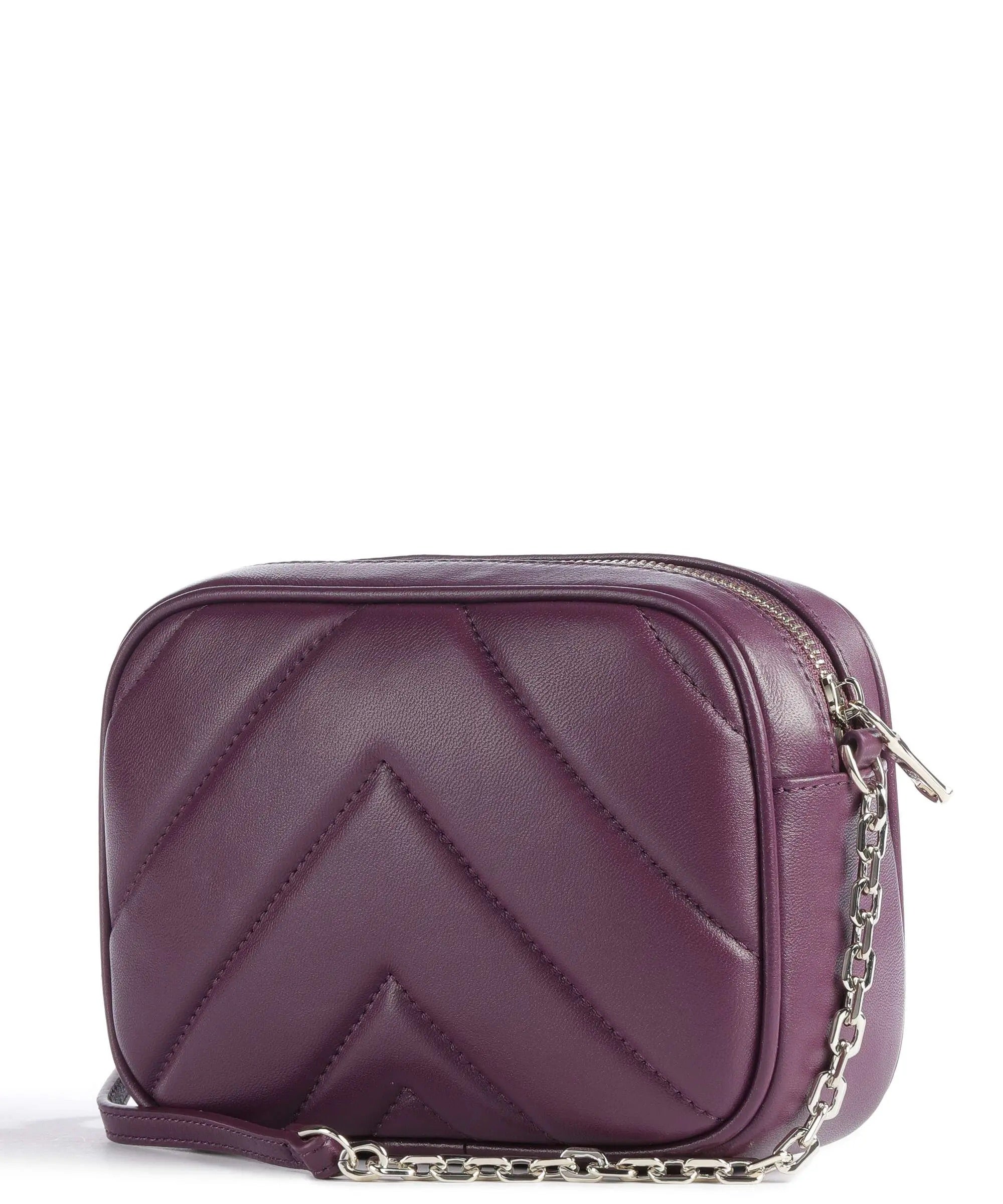 Patrizia pepe crossbody stitch fly futuristic purple