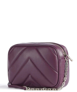 Patrizia pepe crossbody stitch fly futuristic purple