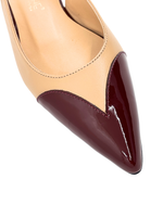 Afbeelding in Gallery-weergave laden, Babouche Jovie-147 Bordo/Beige
