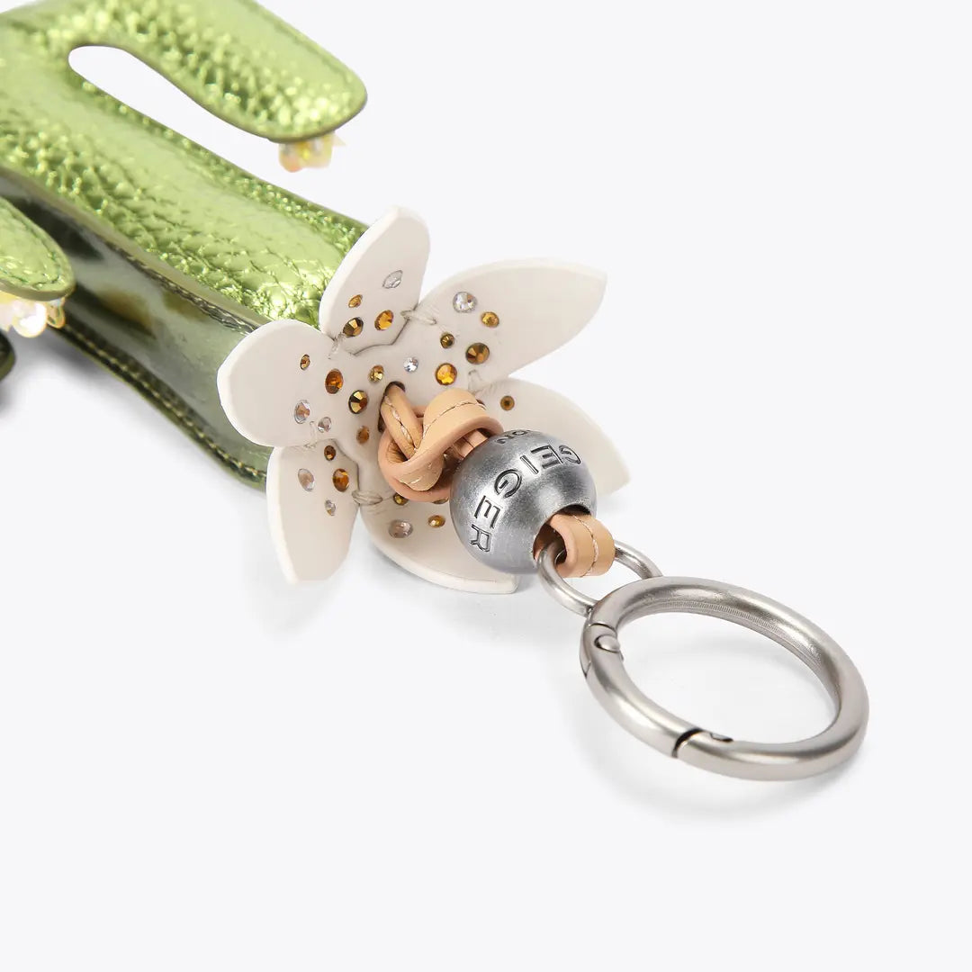 Kurt Geiger Cactus Charm Green Comb-Synthetic
