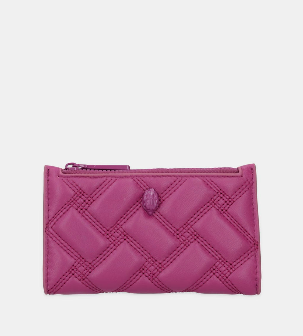 Kurt Geiger Kensington Bifold W Dr Fuchsia Leather
