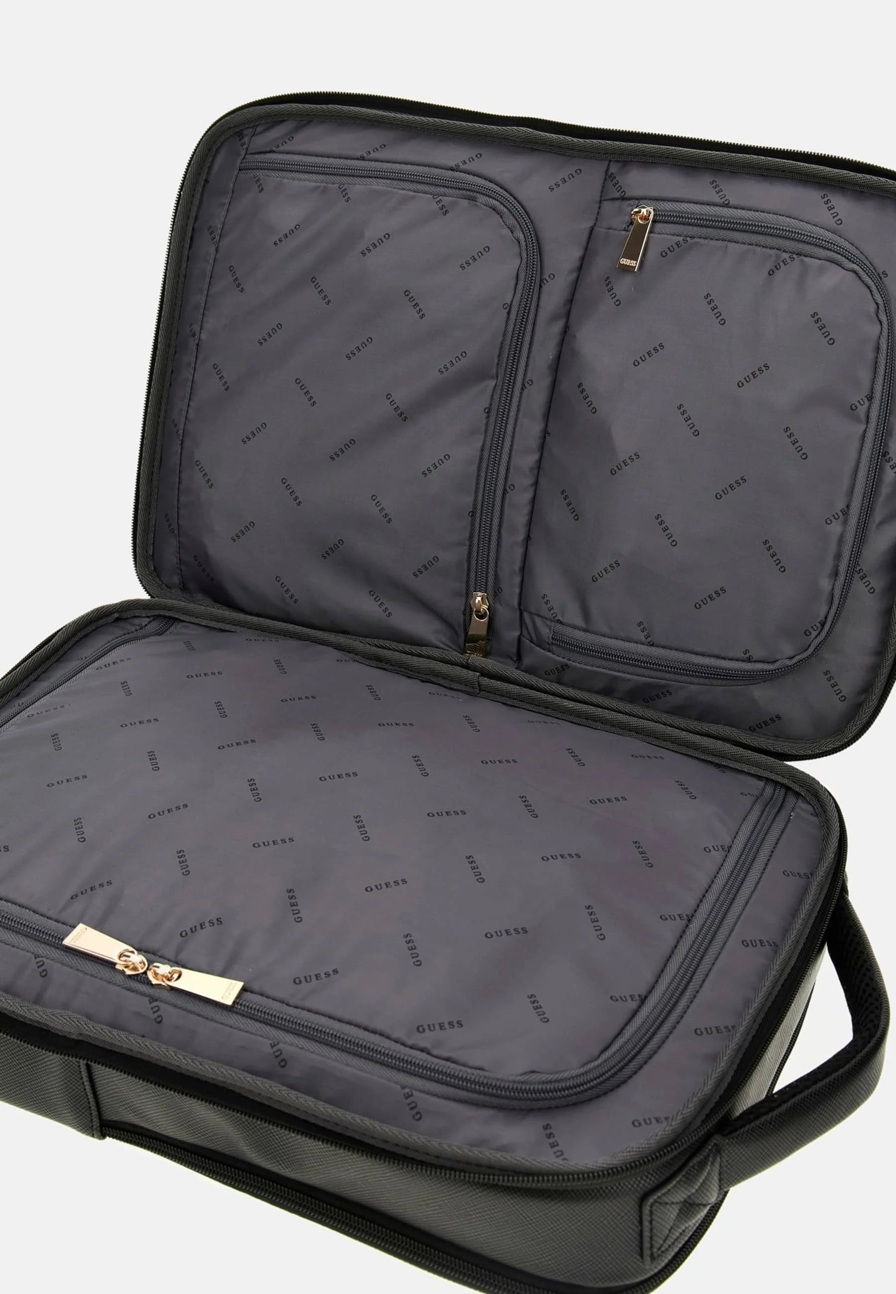 Guess  NOROM ZIP ARND TRAVEL BACKPACK BLACK