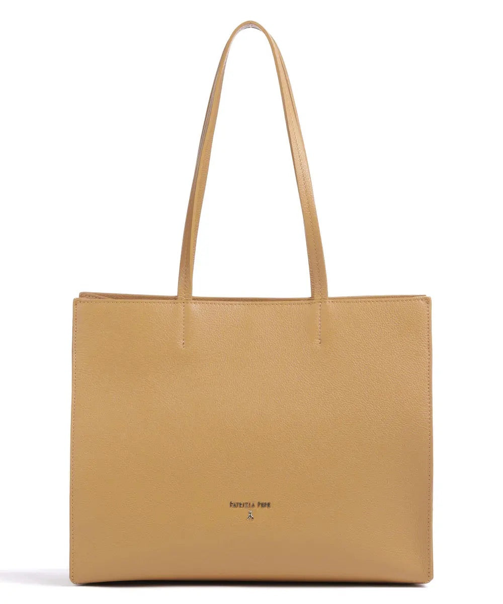 Patrizia Pepe Shopper Eternity Brown