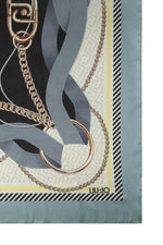 Afbeelding in Gallery-weergave laden, Liu Jo LOGO - FOULARD Dusty Blue
